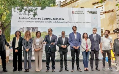 Inicio de las obras de la nueva sede de la Generalitat de Catalunya en Manresa