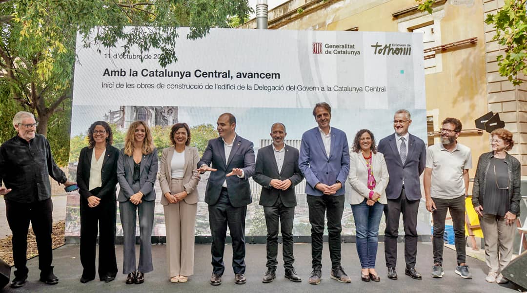 Inicio de las obras de la nueva sede de la Generalitat de Catalunya en Manresa